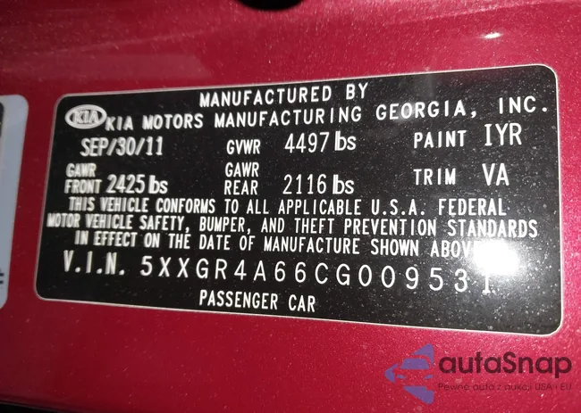 5XXGR4A66CG009531: 44432061