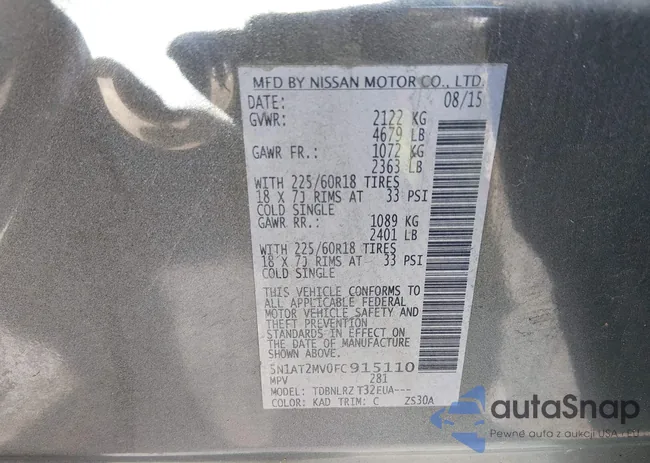 5N1AT2MV0FC915110: 44432179