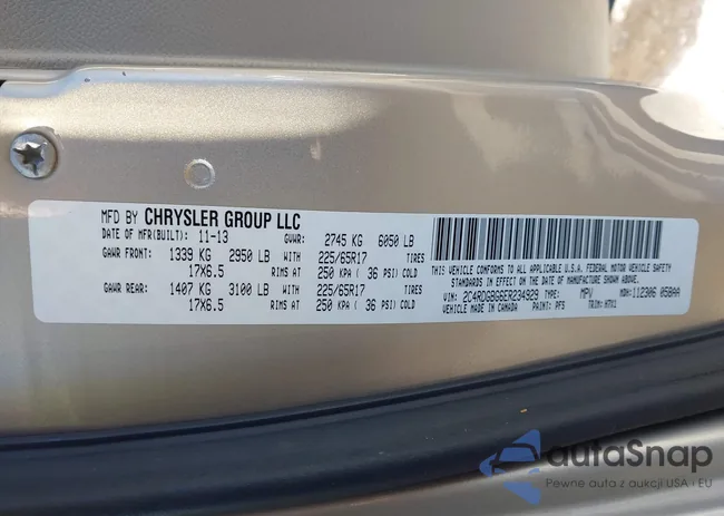 2C4RDGBG6ER234929: 44432773