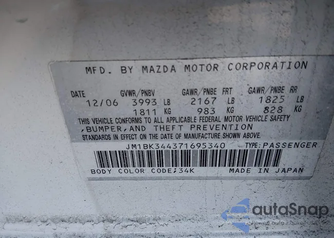 JM1BK344371695340: 44433002