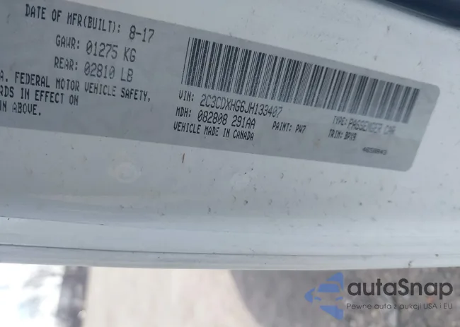 2C3CDXHG6JH133407: 44433027