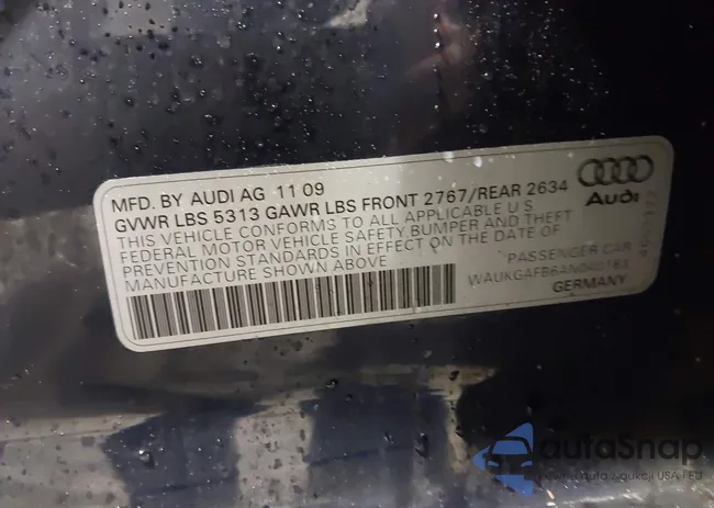 WAUKGAFB6AN040183: 44433215