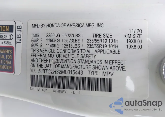 5J8TC2H32ML015443: 44433310