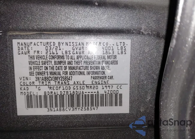 3N1AB8CV3MY258547: 44432524