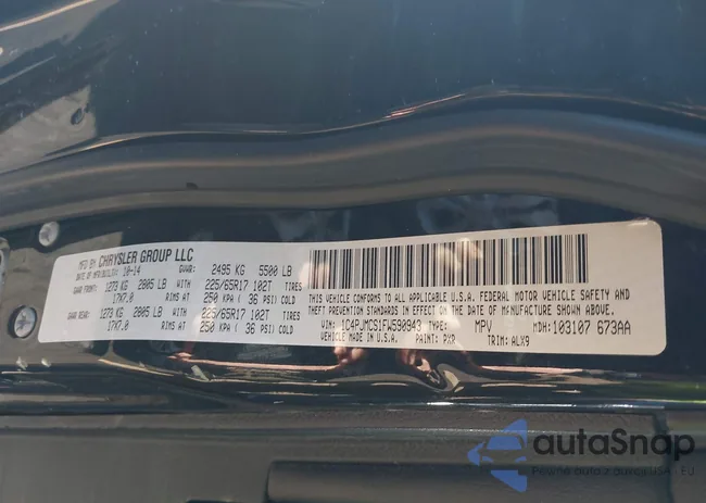 1C4PJMCS1FW590943: 44432544