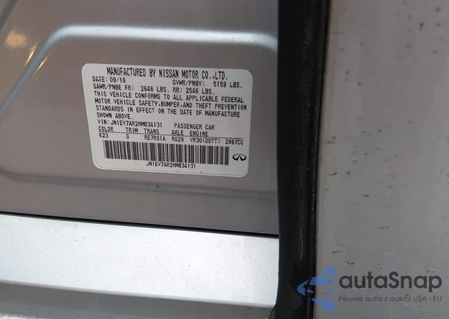 JN1EV7AR2HM834131: 44432555