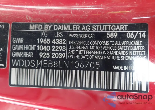 WDDSJ4EB8EN106705: 44432573