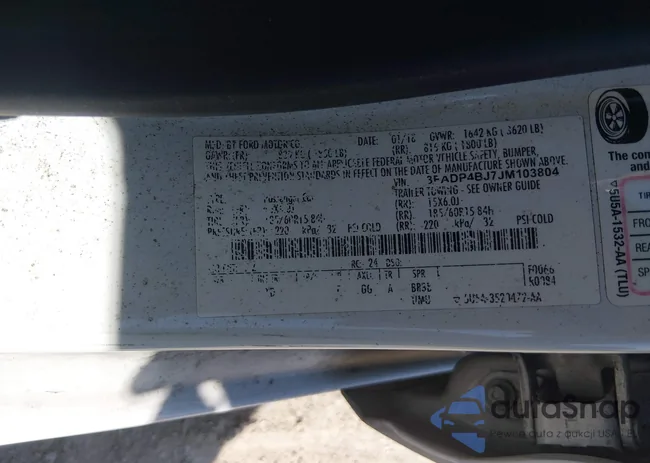 3FADP4BJ7JM103804: 44432613