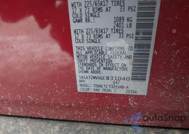 5N1AT2MVXGC831040: 44432644