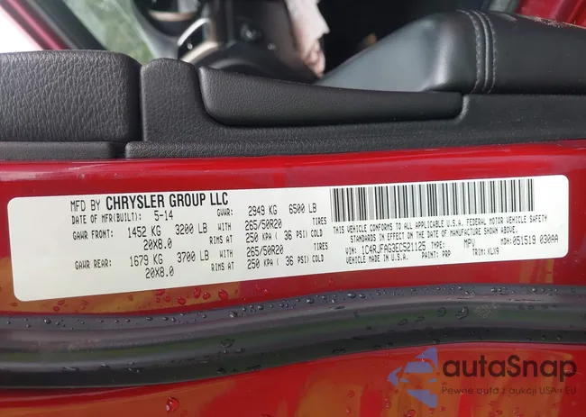 1C4RJFAG3EC521125: 44432751