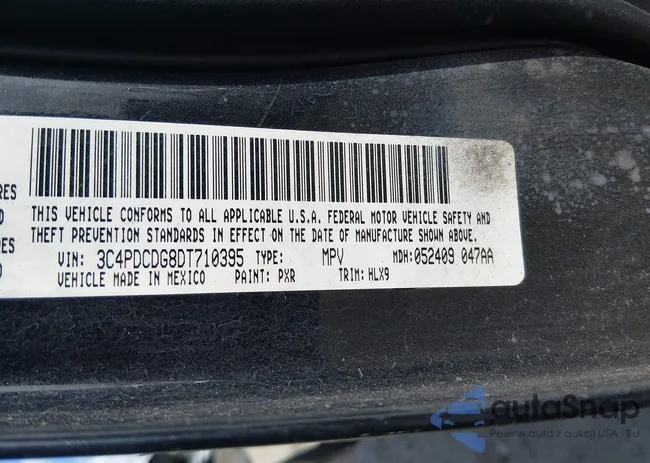 3C4PDCDG8DT710395: 44434043