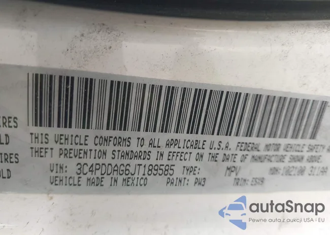 3C4PDDAG6JT189585: 44434053