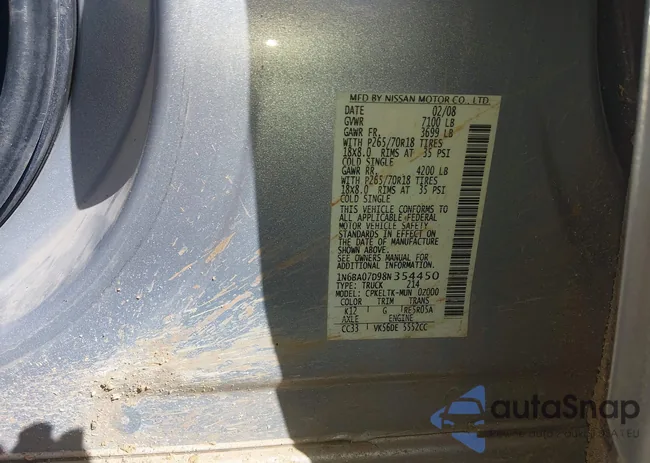 1N6BA07D98N354450: 44434061