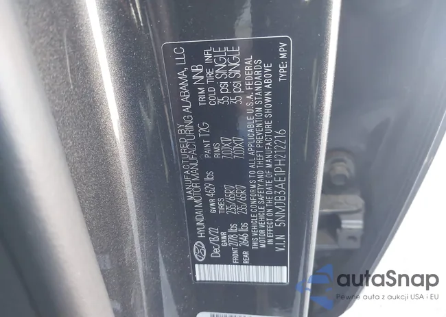 5NMJB3AE1PH212216: 44434183