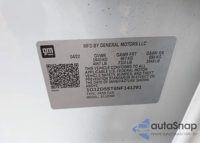 1G1ZD5ST6NF141281: 44433379