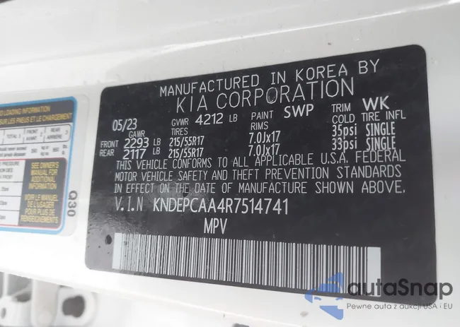 KNDEPCAA4R7514741: 44433510