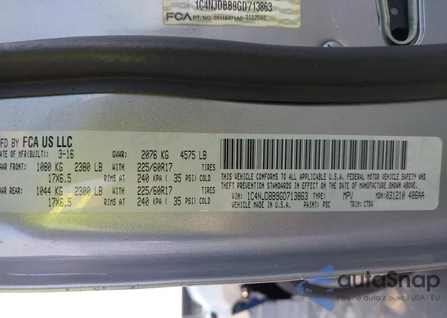 1C4NJDBB9GD713863: 44435083