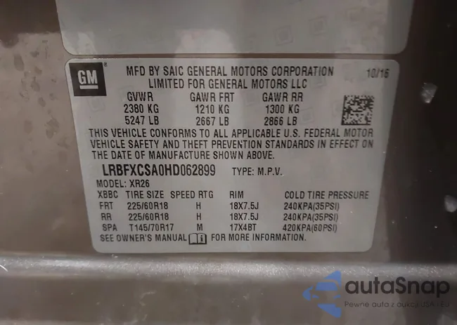 LRBFXCSA0HD062899: 44435200