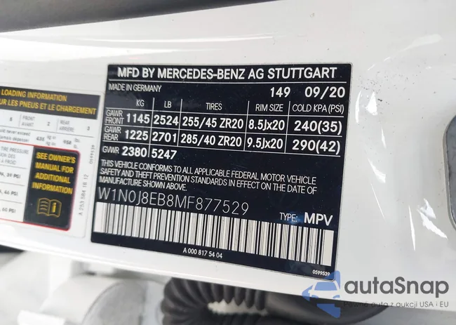 W1N0J8EB8MF877529: 44435340