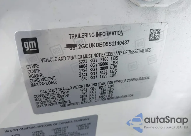 2GCUKDED5S1140437: 44434551