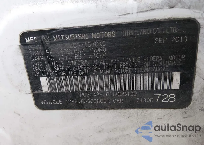 ML32A3HJ6EH009429: 44434582