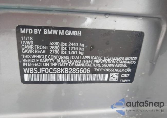 WBSJF0C58KB285606: 44435770