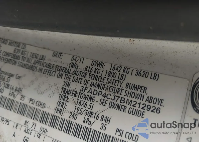 3FADP4CJ7BM212926: 44436053