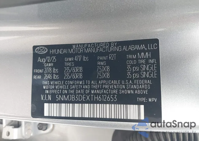 5NMJB3DEXTH612653: 44436079