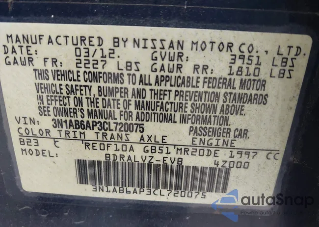 3N1AB6AP3CL720075: 44436130