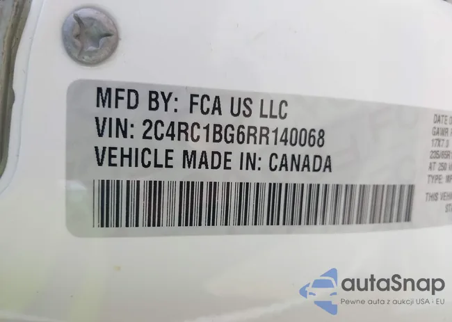 2C4RC1BG6RR140068: 44436314