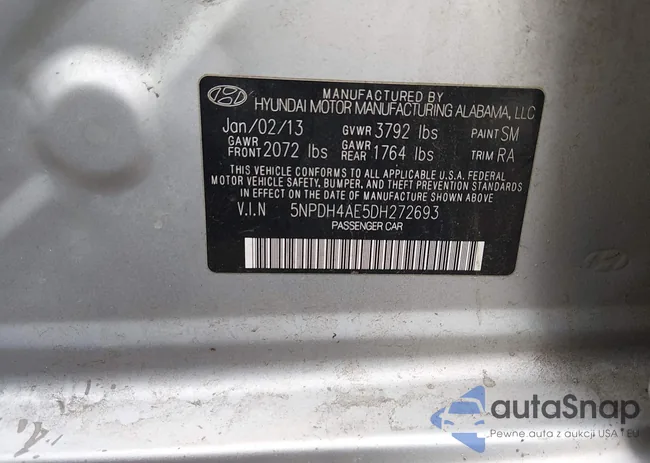 5NPDH4AE5DH272693: 44436342