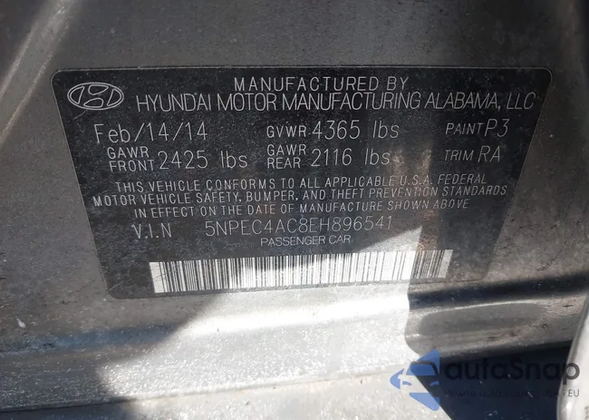 5NPEC4AC8EH896541: 44435420