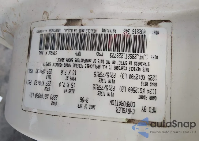 1J4FJ28S2TL229723: 44435590