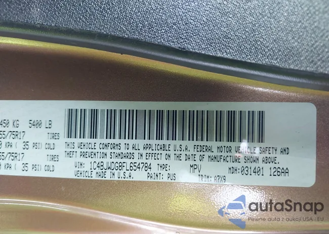 1C4BJWDG8FL654784: 44436962