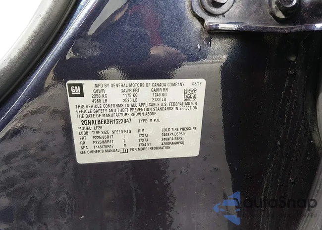 2GNALBEK3H1522047: 44436578