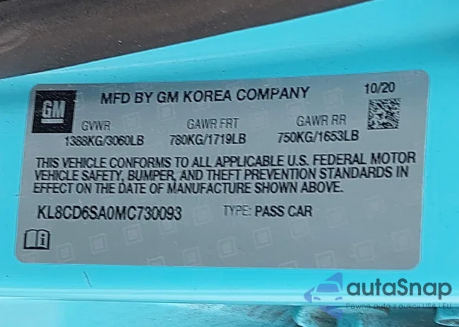 KL8CD6SA0MC730093: 44436739