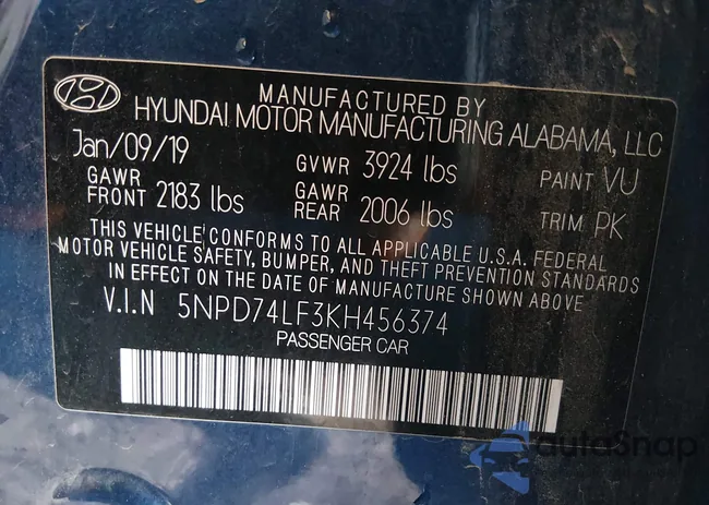 5NPD74LF3KH456374: 44437851