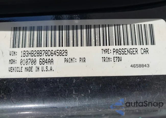 1B3HB28B78D645829: 44437904