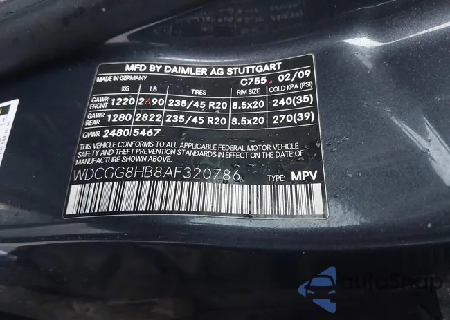 WDCGG8HB8AF320786: 44437983