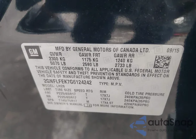 2GNFLFEK7G6124242: 44437989