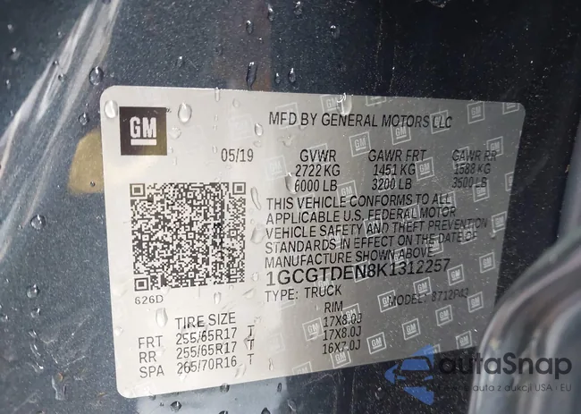 1GCGTDEN8K1312257: 44438051