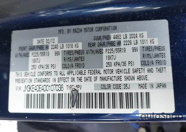 JM3KE4DE4D0107038: 44438056