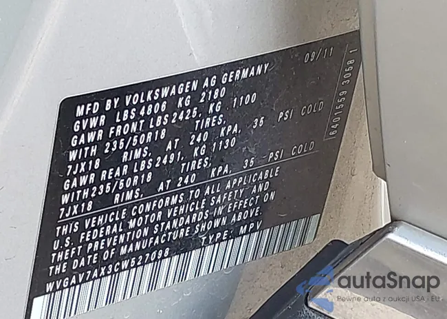 WVGAV7AX3CW527098: 44438088