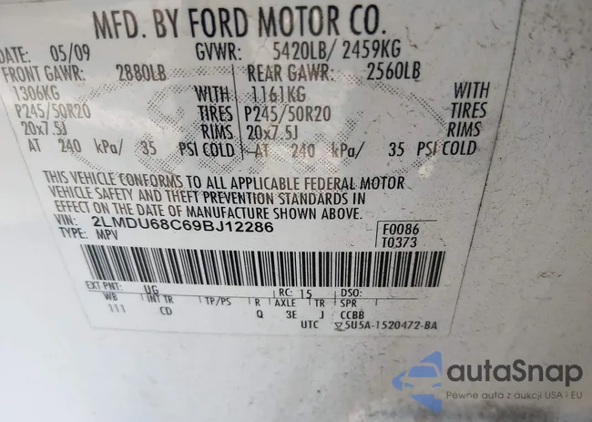 2LMDU68C69BJ12286: 44438320