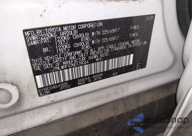 JTMLWRFV2ND139064: 44437716