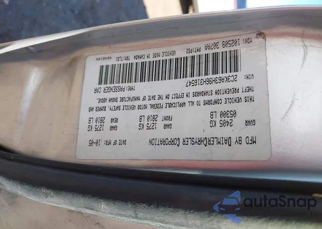 2C3KA63H96H316547: 44438923