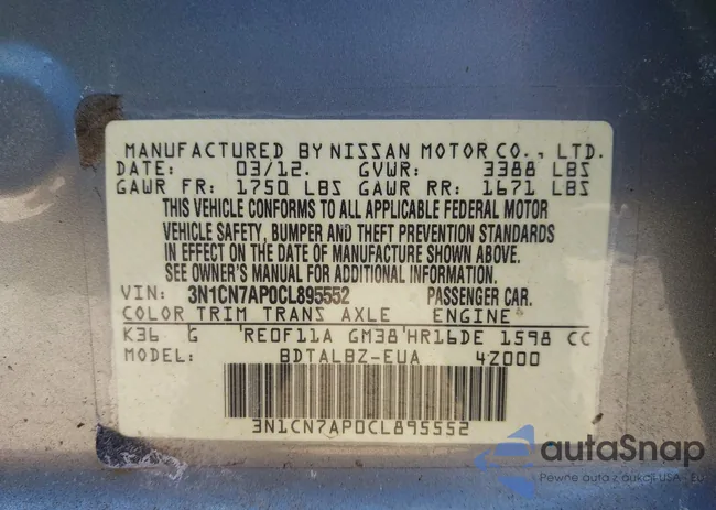 3N1CN7AP0CL895552: 44439040