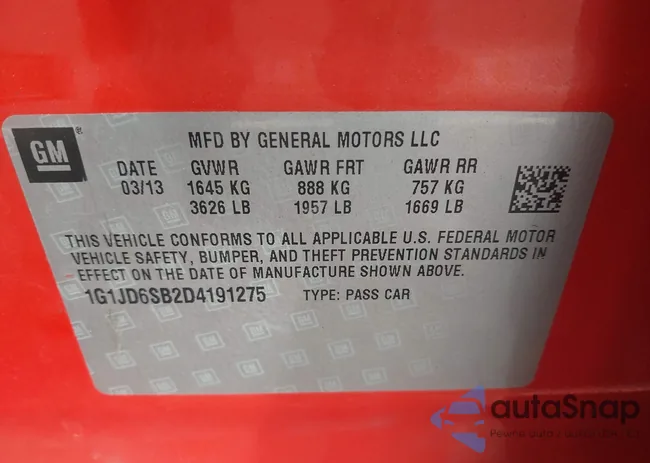 1G1JD6SB2D4191275: 44439231