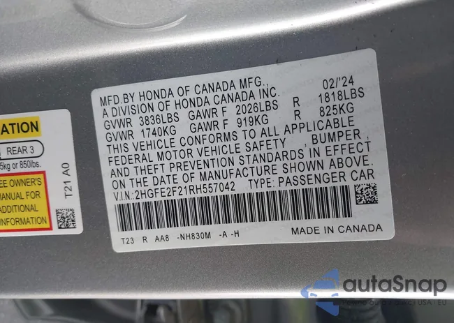 2HGFE2F21RH557042: 44438441