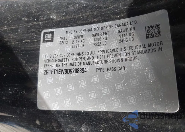 2G1FT1EW8D9208894: 44438447